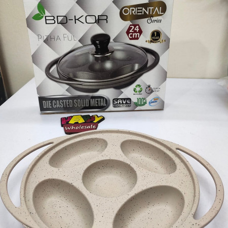Non Stick Chitoi Pitha Pan (Ceramic Marble Coating )