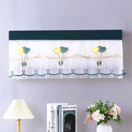 Embroidered Net Split AC Cover -2 Ton