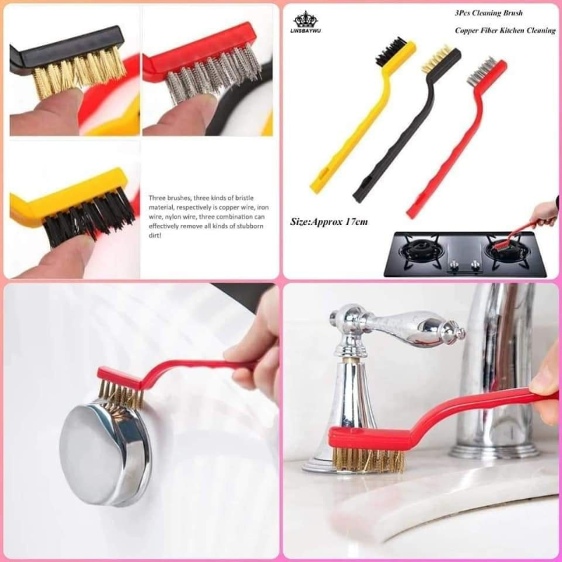 3Pcs Cleaning Brush