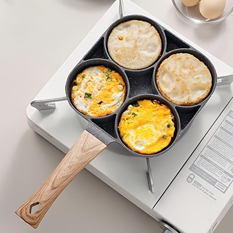 4-Hole Non-Stick Frying Pan
