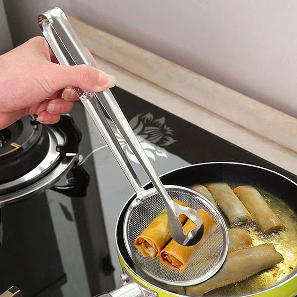 Kitchen Frying Clamp Spoon