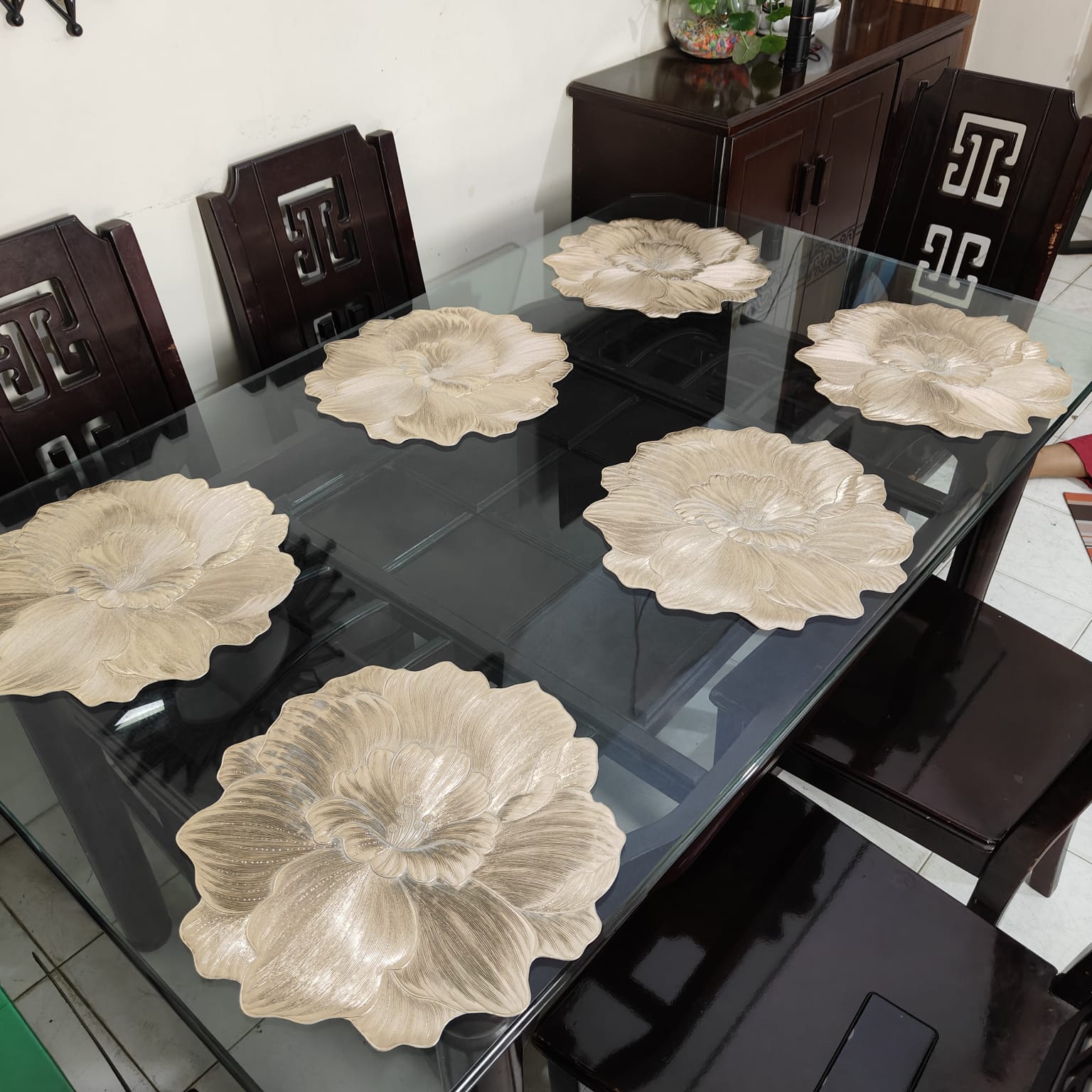 6 Pcs New Placemats Table Runner With Mats 6 Pcs New Placemats Table Runner With Mats